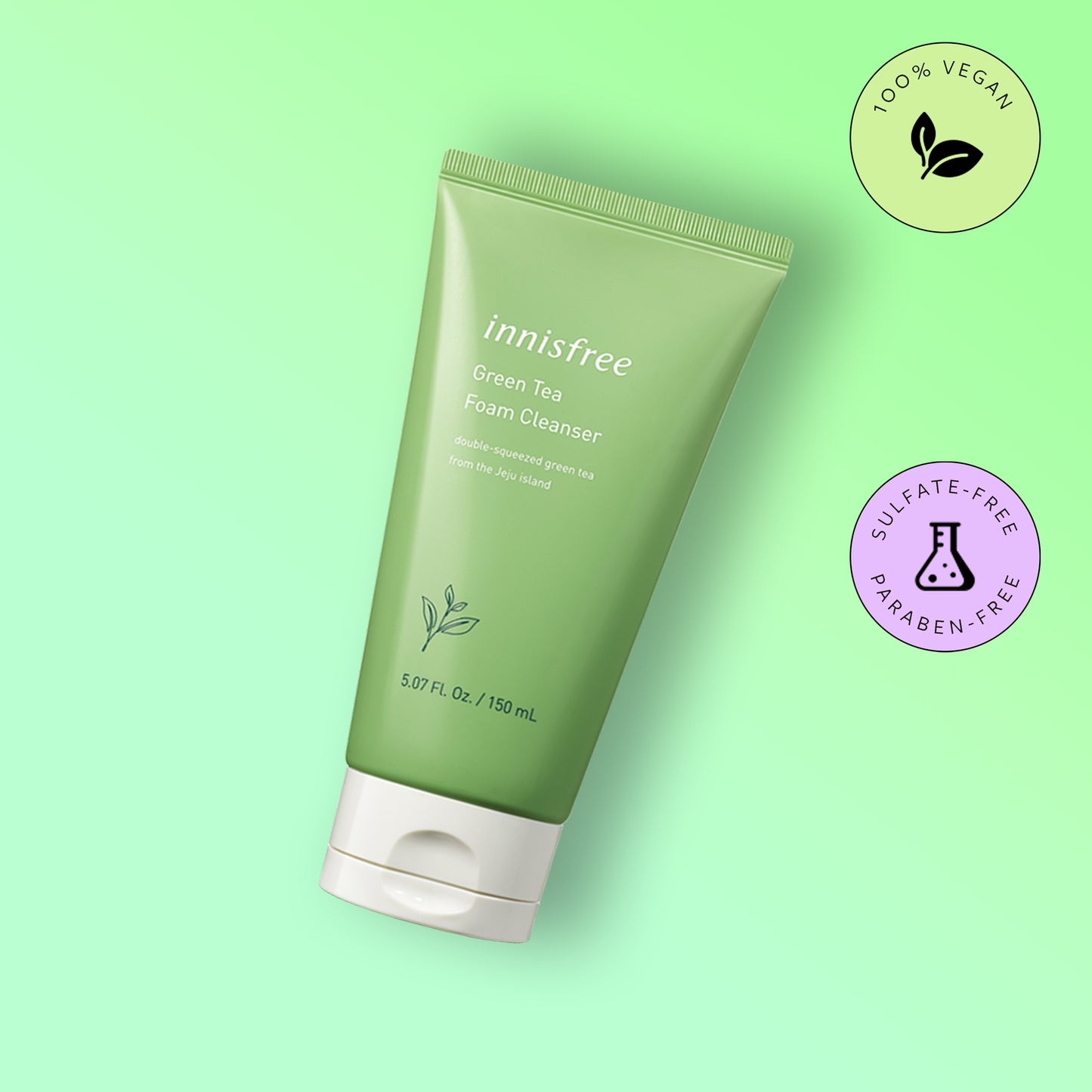 Cleanser Innisfree Green Tea Foam Cleanser - Cleanser Innisfree cu Ceai Verde 150ml