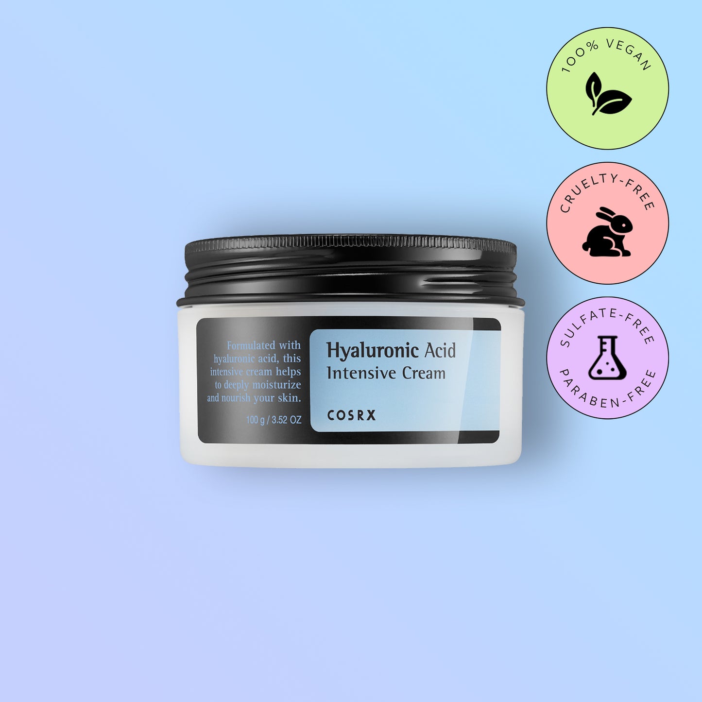 Crema hidratanta COSRX Hyaluronic Acid Intensive Cream 100g