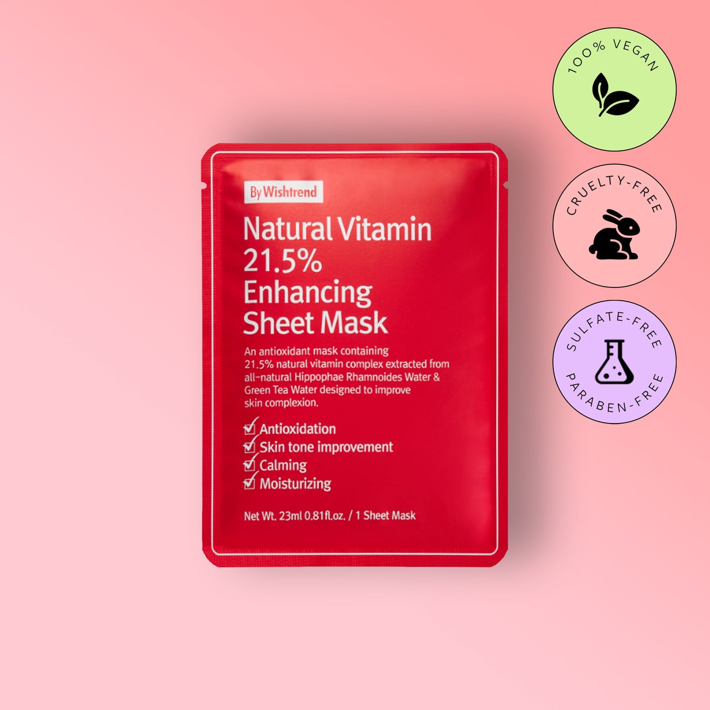 NATURAL VITAMIN 21.5 ENHANCING SHEET MASK