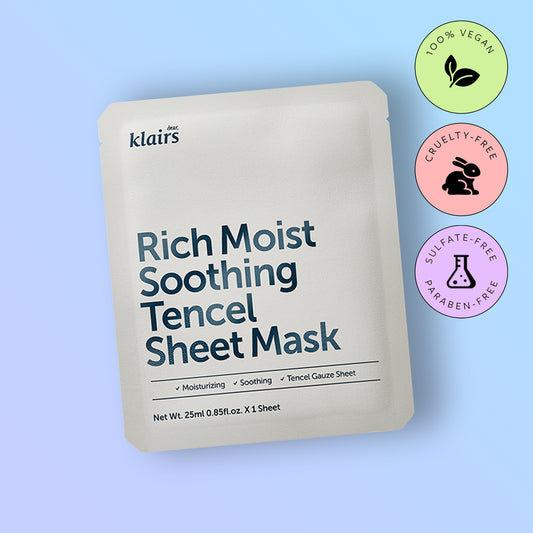 Masca faciala Dear,Klairs Rich Moist Soothing Tencel Sheet Mask 25ml
