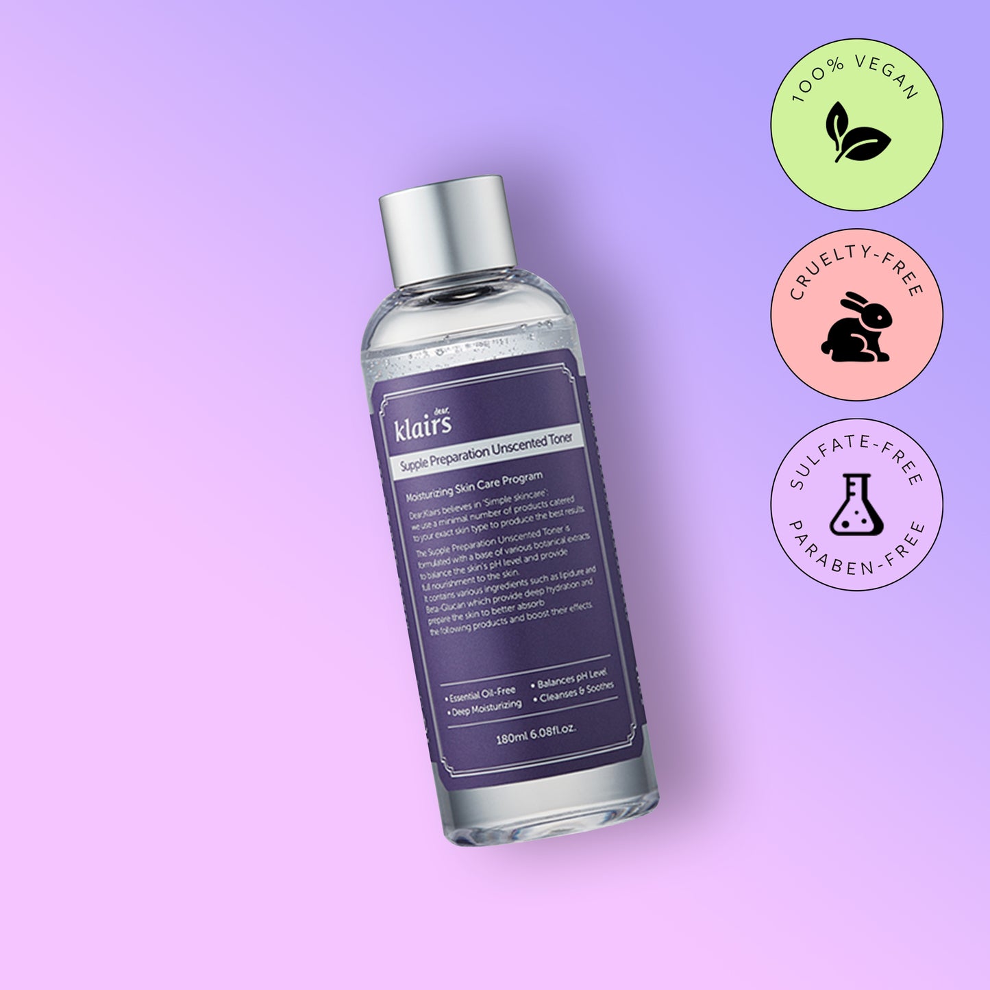 SUPPLE PREPARATION UNSCENTED TONER